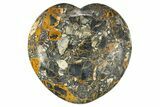 Polished Maligano Jasper Heart - Excellent Polishing #311936-1